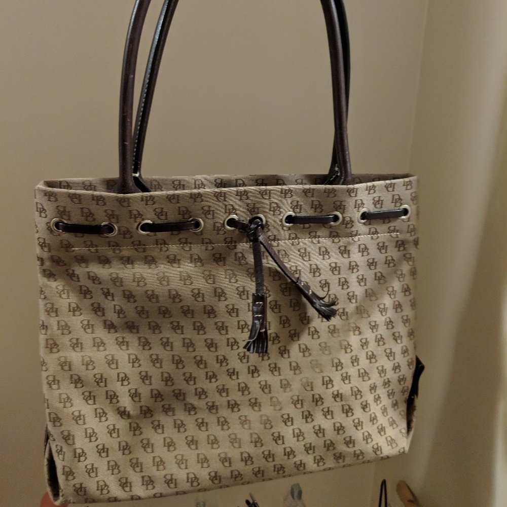 Vintage D&B Large Tassel Tote
